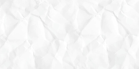 white crumpled paper. Crumpled paper. White creased paper.