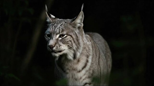 Ultra Rare footage of White Leucistic Iberian Lynx (Lynx pardinus)