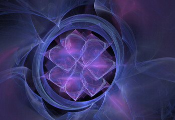 Crazy mystical coloured light effects. Incredible combinations of abstract light lines. Abstract vortex of cosmic energy.