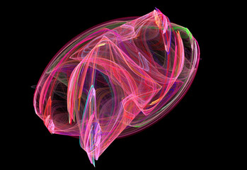 Crazy mystical coloured light effects. Incredible combinations of abstract light lines. Abstract vortex of cosmic energy.