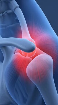 3D Anatomy of Shoulder Joint Pain and Bursitis