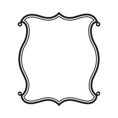 Elegant Ornamental Frame Border for Creative Projects