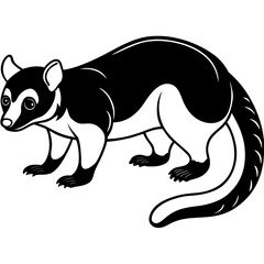 Cuscus Animal Vector Silhouette