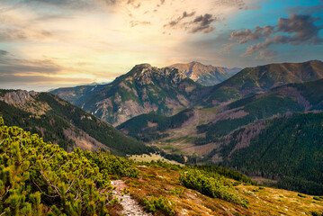 landscape in the mountains