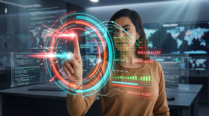 Responding to a Cybersecurity Breach Through Real-Time Analysis by a Woman Analyst