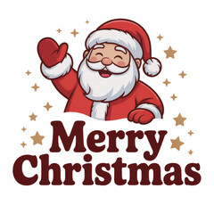 santa claus with christmas tree