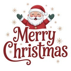 christmas card with santa claus