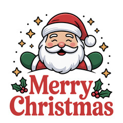 santa claus with christmas tree