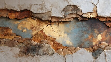 Fototapeta premium illusionistic wall painting with faux architecture
