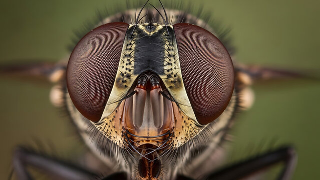 Tsetse Fly Face &mdash; Disease Vector
