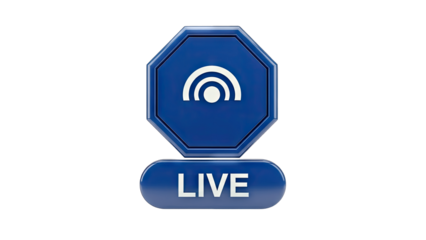 Live Streaming Icon - Broadcasting Online