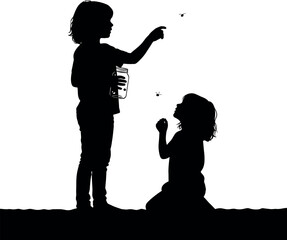 Abstract geometric composition with vibrant color palette