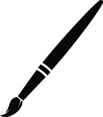 Paint Brush Art Tool Icon Illustration
