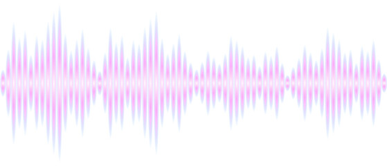 Stereo music frequency graph. Digital audio wave