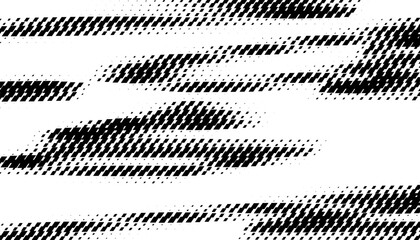 Black and white abstract geometric pattern with sporty motion effect for sporty background and jersey design. Fully editable vector element. Vector Format Illustration 