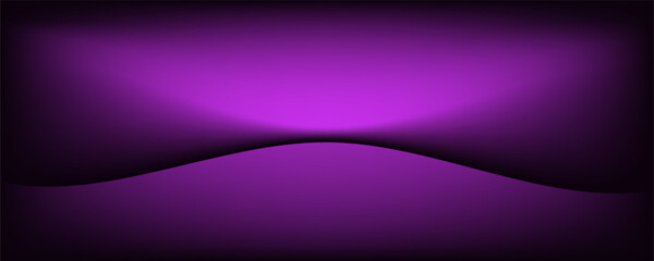 Abstract gradient podium background. Violet, purple and lilac empty 3d studio backdrop. Clean scene for product presentation mockup template. Vector illustration