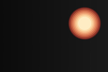 Luminescent Depth: 3D Tunnel in Warm Hues