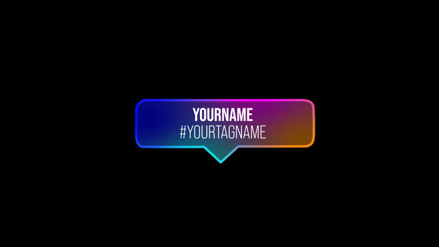 Gradient Speech Bubble 5