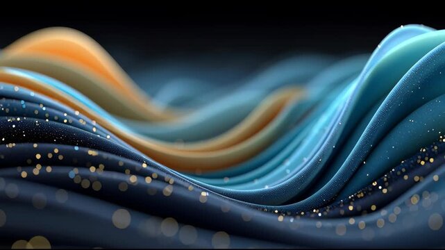 abstract blue background with circles