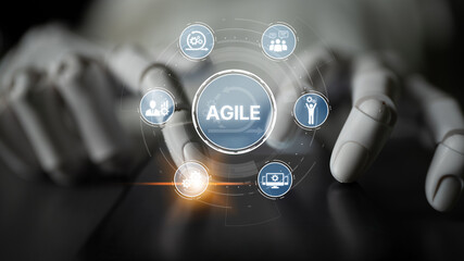 AI enhances agile projects with smart planning tools, virtual collaboration, and intelligent sprint optimization for continuous improvement. Artificial intelligence spline