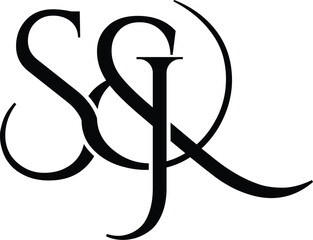 Letter S&J luxury logo