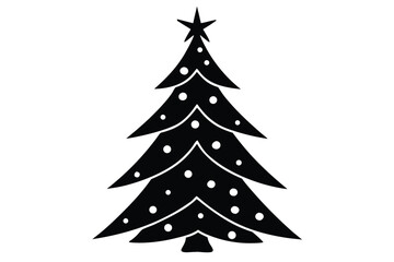 Christmas Icon Silhouette Illustration Bundle – Festive Holiday, Winter, Santa, Tree, Ornament & Avatar Collection