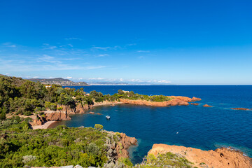 Calanque de Cap Roux on the C&ocirc;te d'Azur, close to Saint-Rapha&euml;l, France