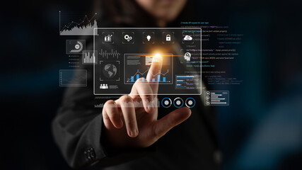 Data dashboard and analytics system supports business, analytics, and data insights through centralized charts, statistics, and monitoring interface Latch