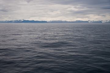 fjord landscape in east iceland
