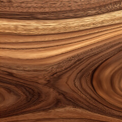 Macro Close Up American Walnut Wood Texture Deep Brown Grain Pattern Natural Surface