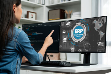 ERP enterprise resource planning software for brisk business to plan the marketing strategy