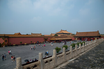 Naklejka premium The Forbidden City Beijing - Traditional Chinese Architecture and Details