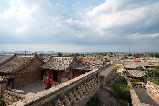 Ancient Rooftops of Nuanquan, Weixian, Hebei Province, China