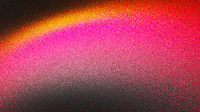 Vibrant grainy gradient blending vivid warm tones with noise texture created from thousands of individual dots. Soft atmospheric backdrop with film grain aesthetic for minimalist creative projects