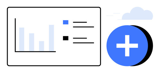 Obraz premium Data visualization. Dashboard statistical graph and organizational layout. Data visualization focuses on analytics, teamwork, and efficiency in information sharing. For business, education, apps
