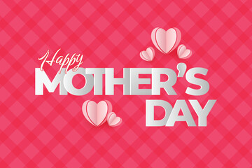 happy mothers day celebration template card background