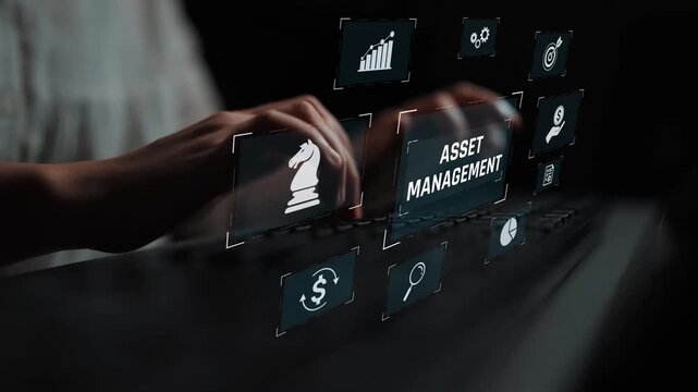 Asset management system showing investment planning, financial goal tracking, ROI analysis, and performance monitoring for efficient resource utilization Marrow