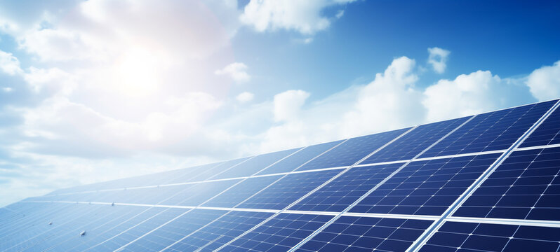 Expansive Solar Energy Panels Harnessing Renewable Electricity