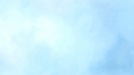Fototapeta premium Soft abstract background in pale sky blue with subtle painted texture and gentle clouds, airy minimal look perfect for web banners, stationery and calm branding.