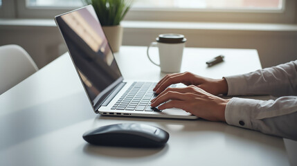 Writing in Notebook with Morning Coffee