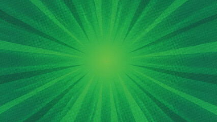 Dynamic bursting energy pop art green background texture with vintage comic book style design, fresh vibrant backdrop for creative projects