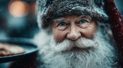 Santa's holiday service: blending tradition with luxury and charm. Adventure poster. Luxury dining experience with santa claus: a merry christmas spectacle. Action poster. Hero poster.