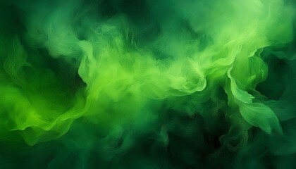 abstract greeen smoke grunge background