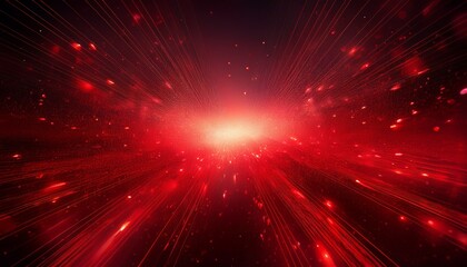 dynamic red gradient particle glow