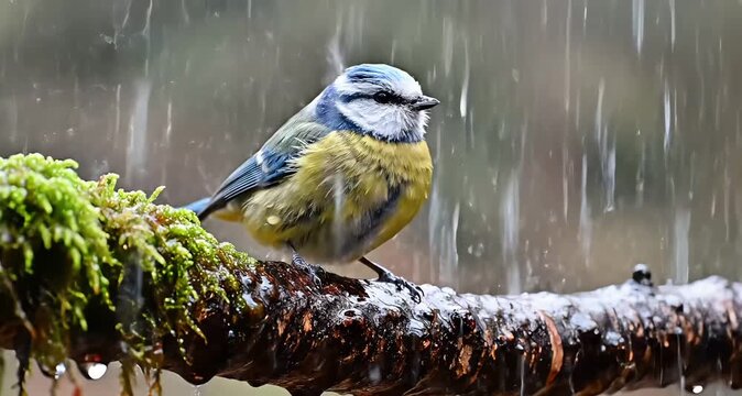 great tit parus major