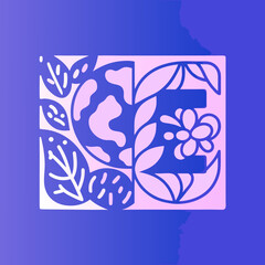 vector illustration of a floral background