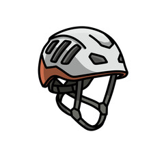 Outdoor Sports Bicycle Helmet, Cartoon PNG Illustration.