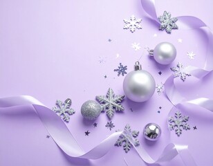 Merry Christmas greeting template with festive holiday atmosphere. Features elegant Christmas decorations, seasonal elements, and warm winter colors. Suitable for greeting cards, posters, banners, soc