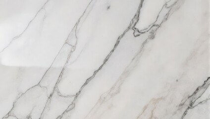 Obraz premium Elegant White Marble Texture with Subtle Grey Veins.