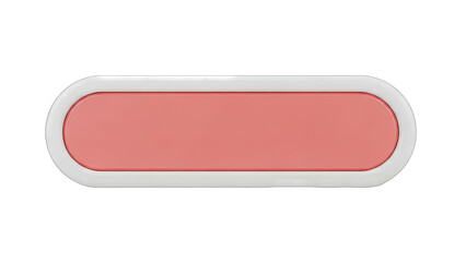 Button Element Isolated on White Background